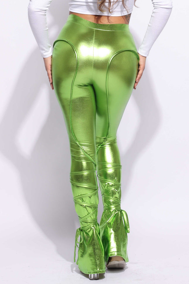 Metallic pants - Muvin 