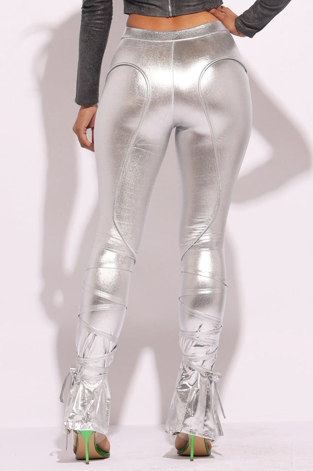 Metallic pants - Muvin 