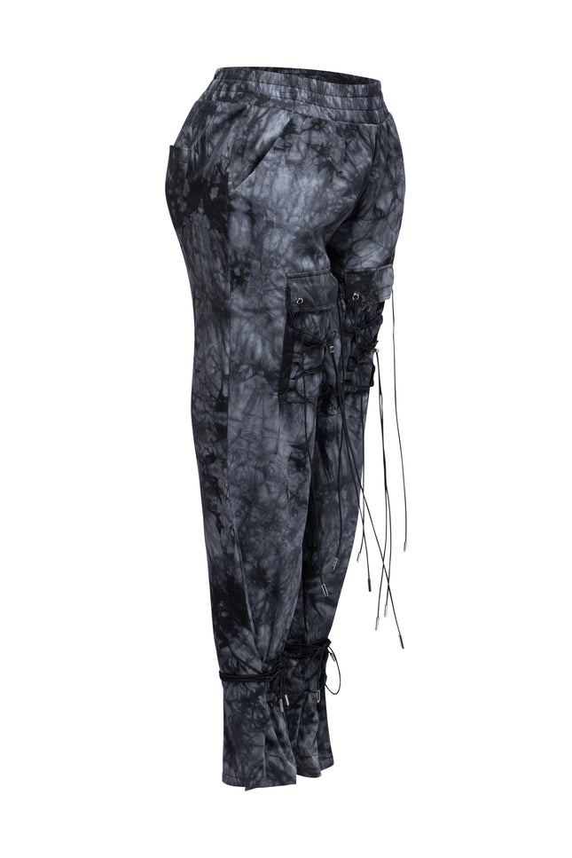 Parachute lace up jogger pants - Muvin 