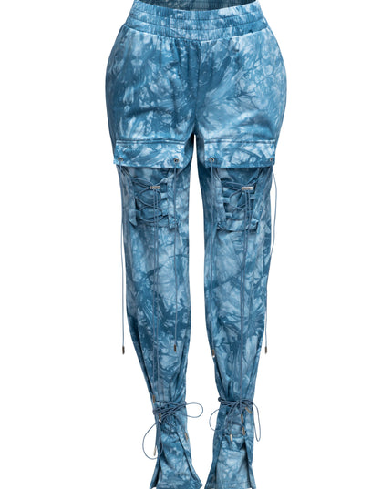 Parachute lace up jogger pants - Muvin 