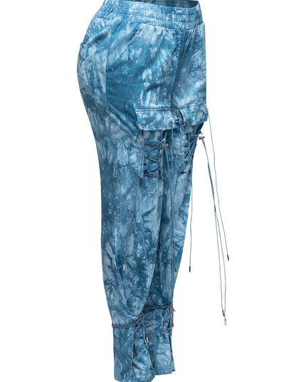 Parachute lace up jogger pants - Muvin 