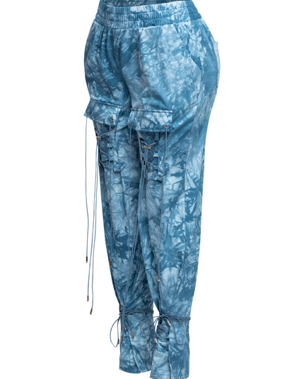 Parachute lace up jogger pants - Muvin 
