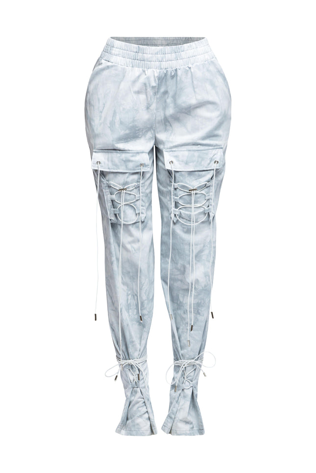 Parachute lace up jogger pants - Muvin 