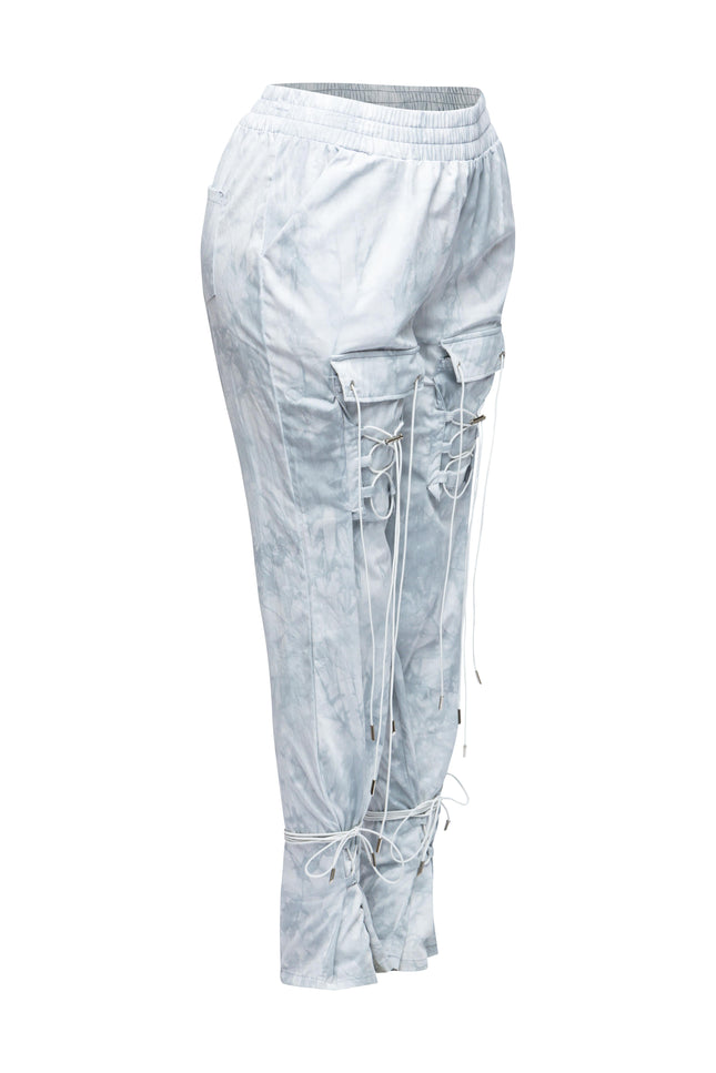 Parachute lace up jogger pants - Muvin 