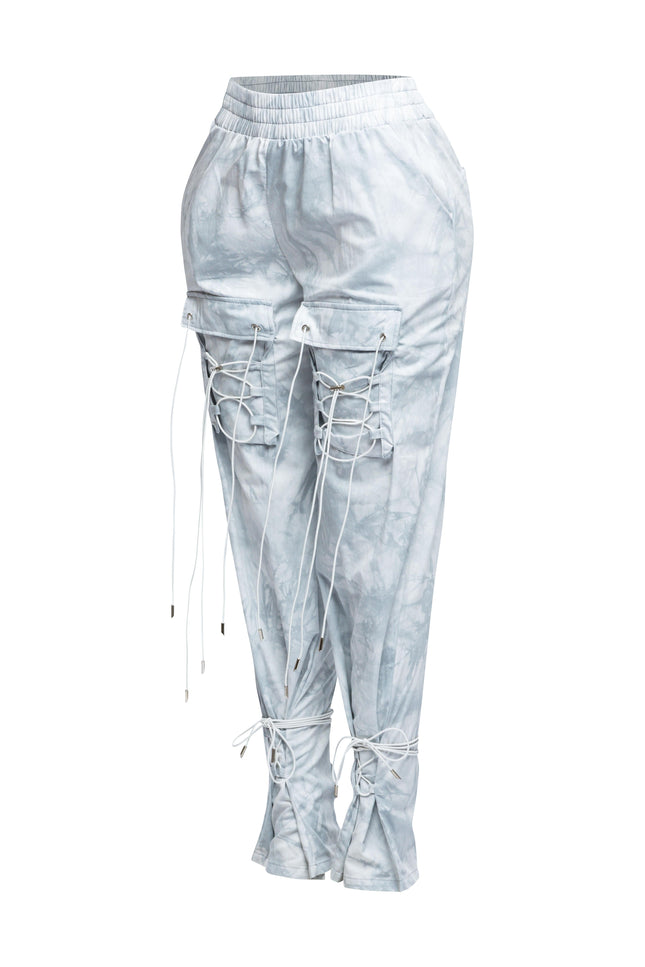 Parachute lace up jogger pants - Muvin 