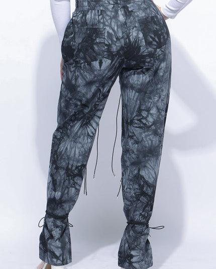 Parachute lace up jogger pants - Muvin 