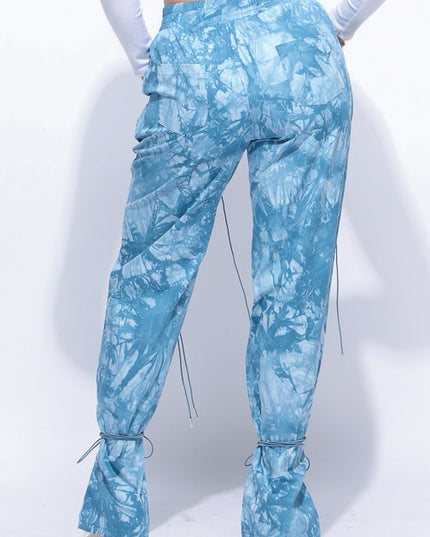 Parachute lace up jogger pants - Muvin 