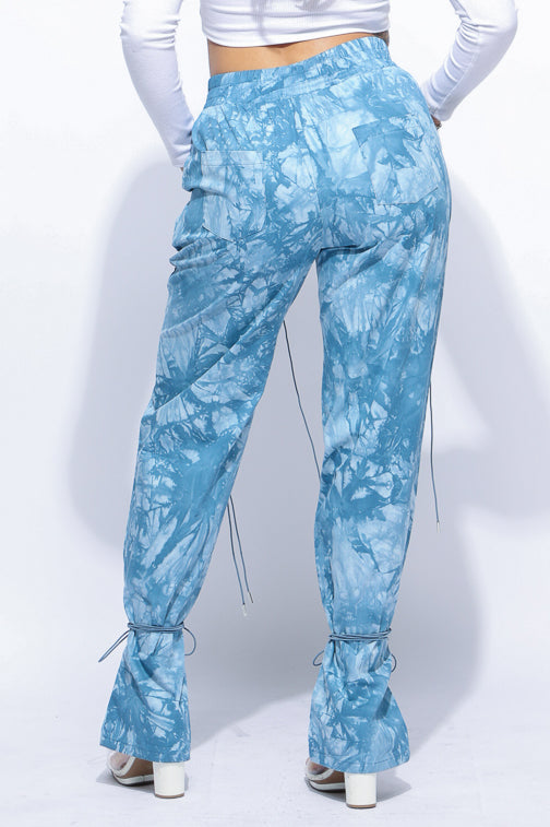 Parachute lace up jogger pants - Muvin 