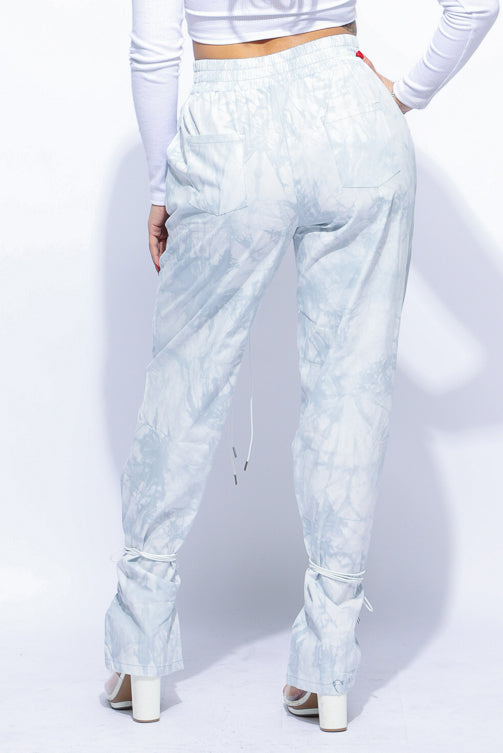Parachute lace up jogger pants - Muvin 