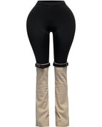 BLACK/TAUPE / S