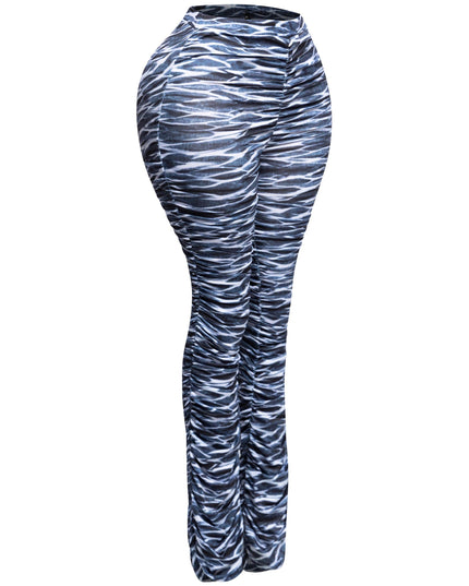 Ruched high waist pants - Muvin 