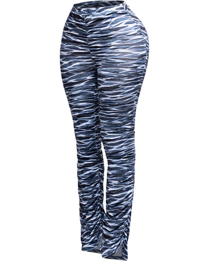 Ruched high waist pants - Muvin 