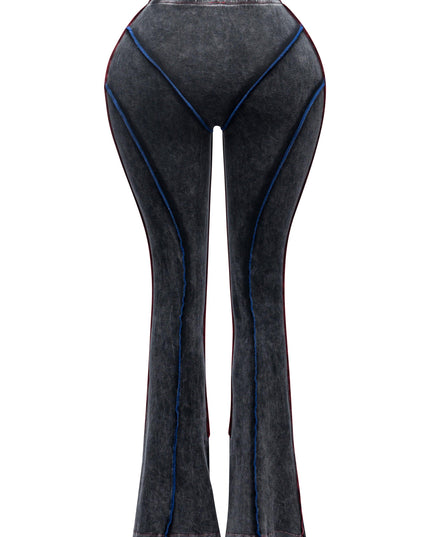 Mineral washed pants - Muvin 