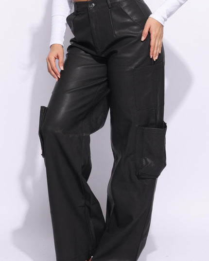 Wide leg pants with pockets - Muvin 
