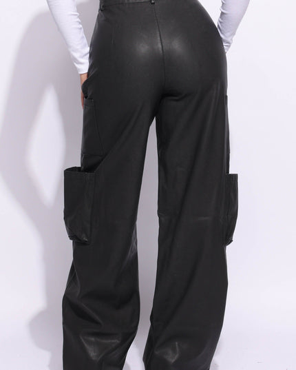 Wide leg pants with pockets - Muvin 