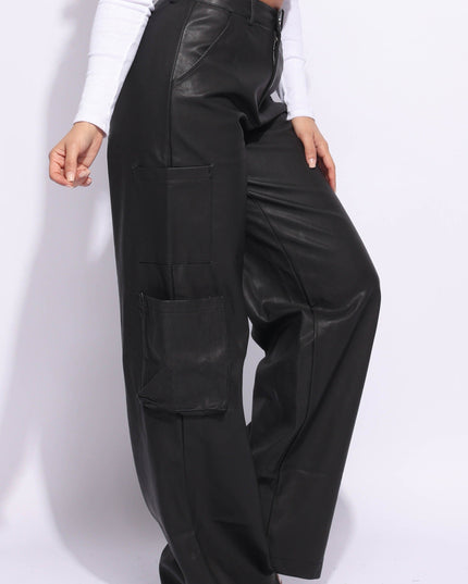Wide leg pants with pockets - Muvin 