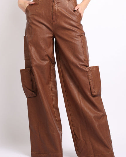 Wide leg pants with pockets - Muvin 