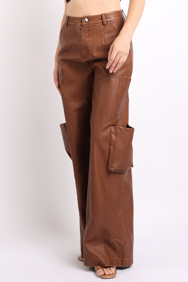 Wide leg pants with pockets - Muvin 