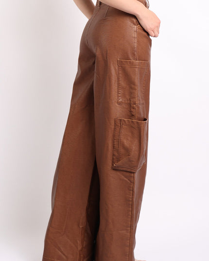Wide leg pants with pockets - Muvin 