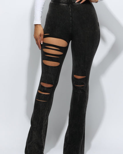 Mineral washed pants - Muvin 