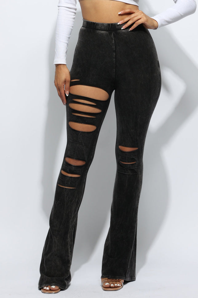 Mineral washed pants - Muvin 