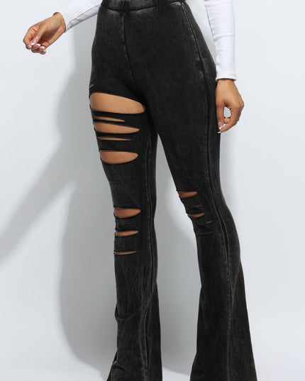 Mineral washed pants - Muvin 