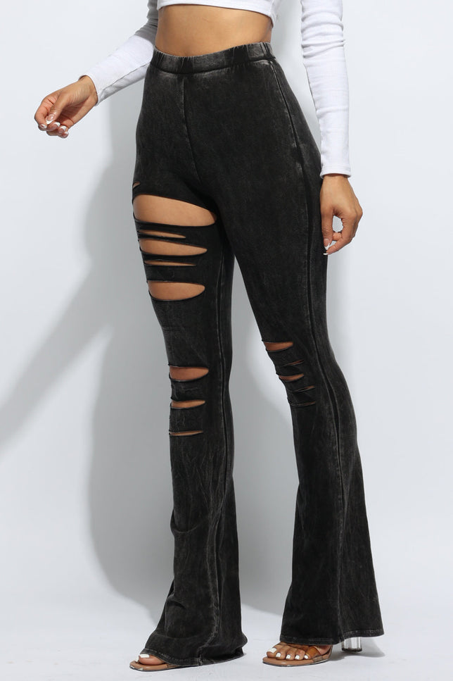 Mineral washed pants - Muvin 