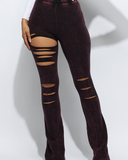 Mineral washed pants - Muvin 