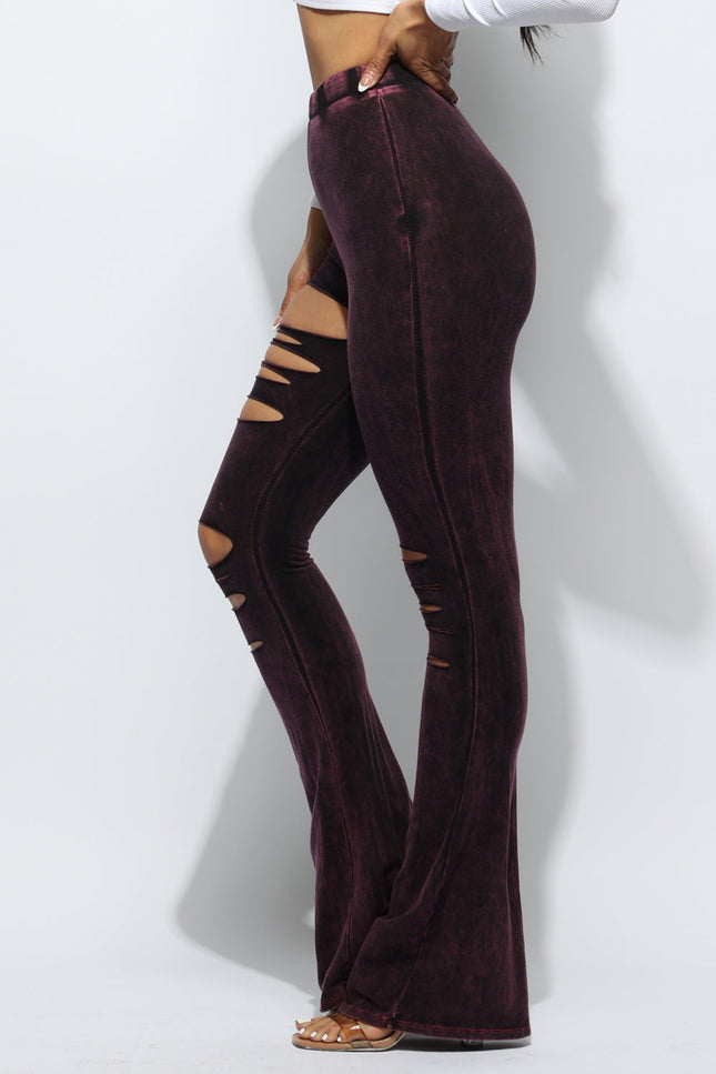 Mineral washed pants - Muvin 