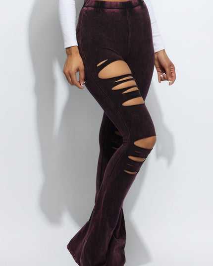 Mineral washed pants - Muvin 