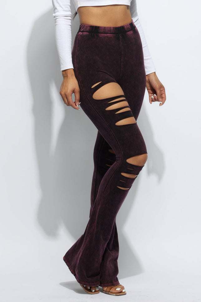 Mineral washed pants - Muvin 