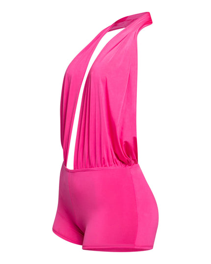 Low rise deep halter neck romper - Muvin 