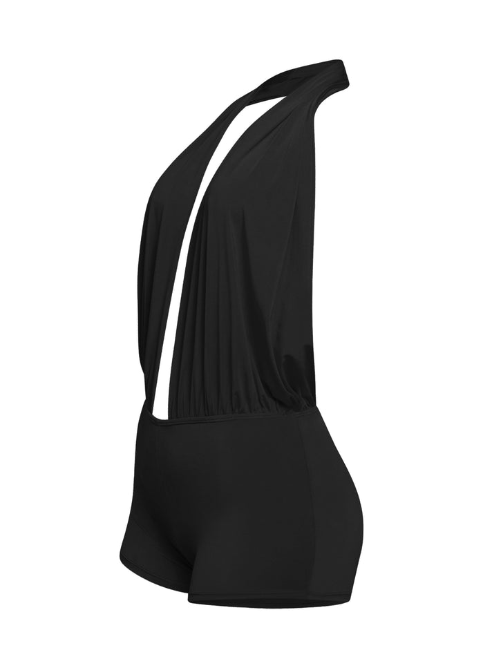 Low rise deep halter neck romper - Muvin 