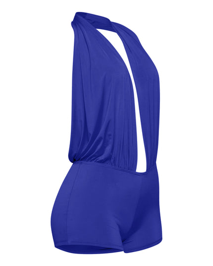 Low rise deep halter neck romper - Muvin 