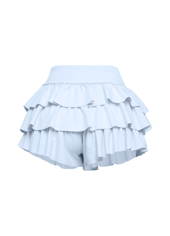 Sugar Rush Ruffle Cotton Shorts - Muvin 