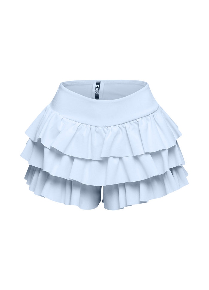 Sugar Rush Ruffle Cotton Shorts - Muvin 