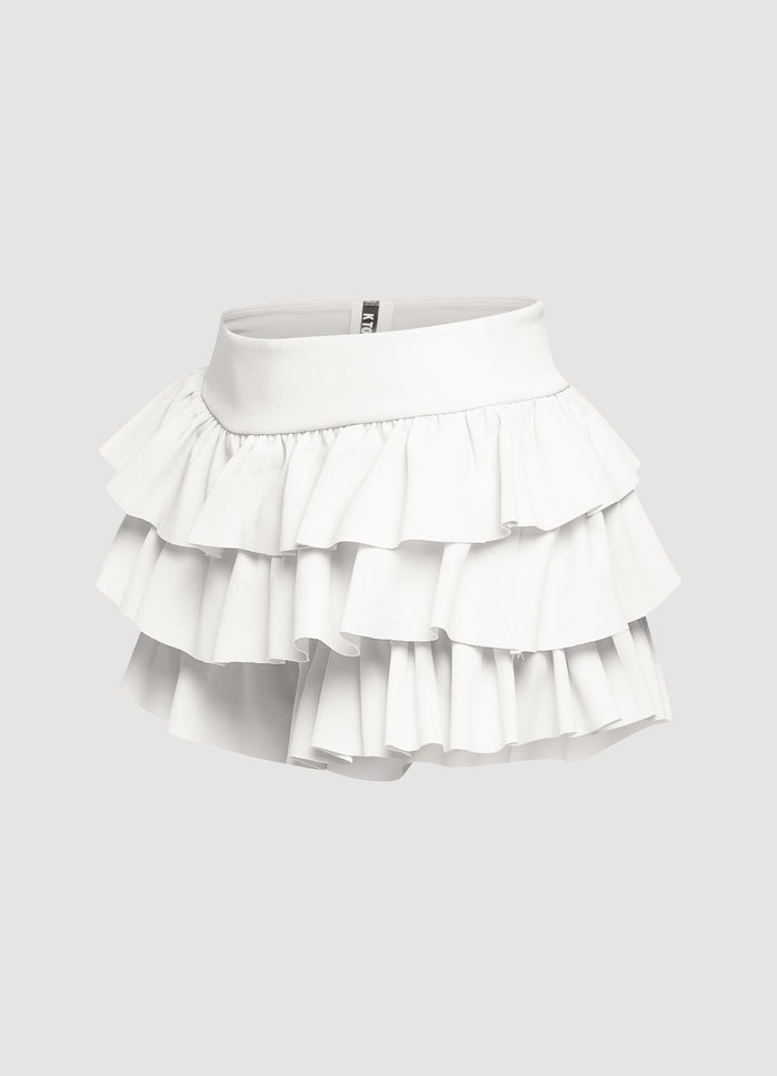 Sugar Rush Ruffle Cotton Shorts - Muvin 