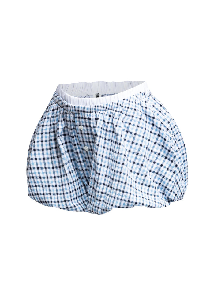 Elastic waist band bubble shorts - Muvin 