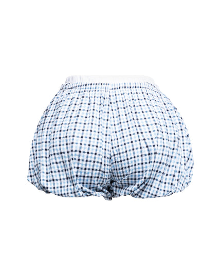 Elastic waist band bubble shorts - Muvin 