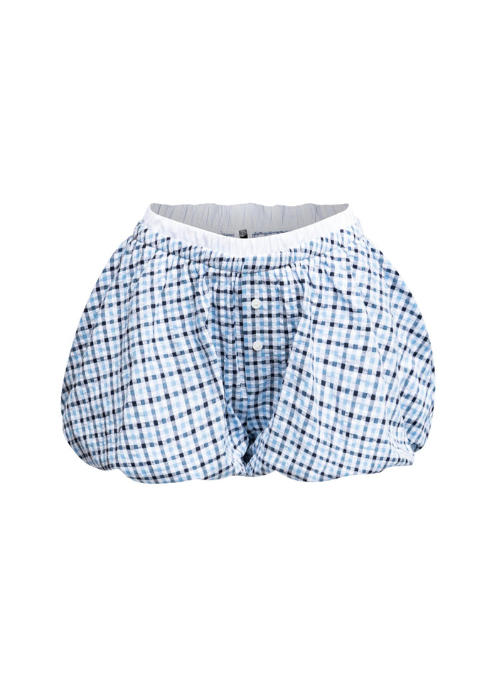 Elastic waist band bubble shorts - Muvin 