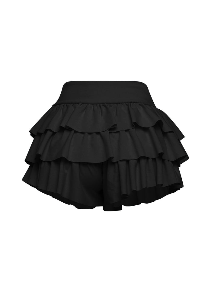 Sugar Rush Ruffle Cotton Shorts. - Muvin 