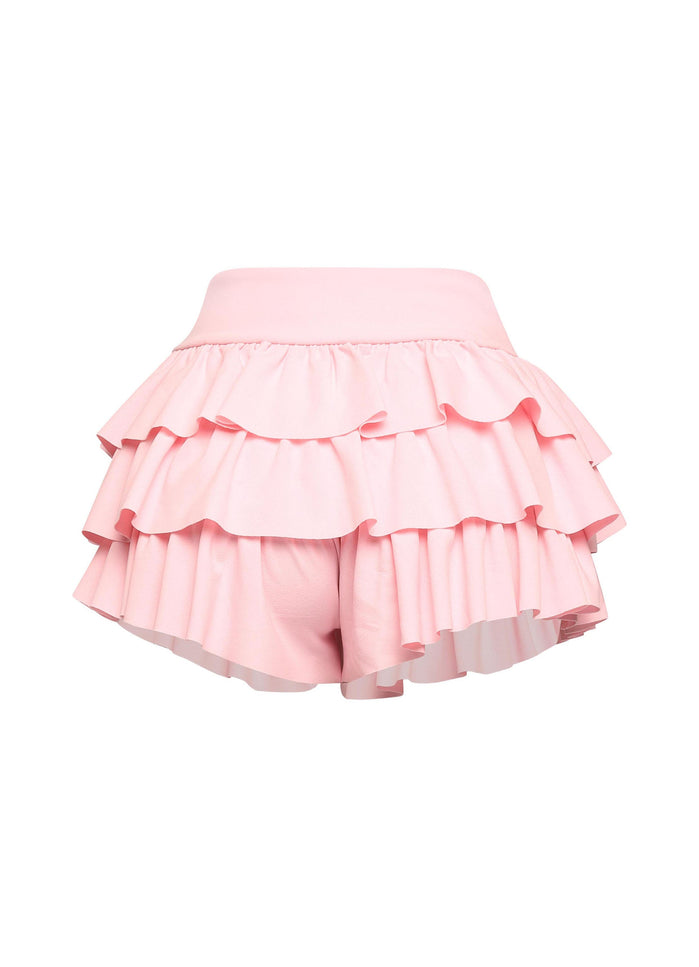 Sugar Rush Ruffle Cotton Shorts. - Muvin 