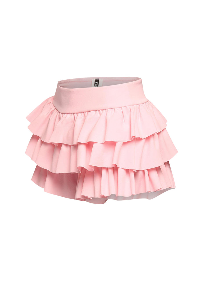 Sugar Rush Ruffle Cotton Shorts. - Muvin 