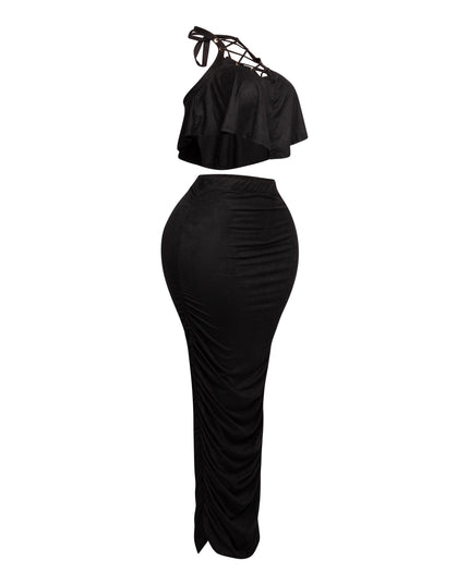 Halter top maxi skirt set - Muvin 