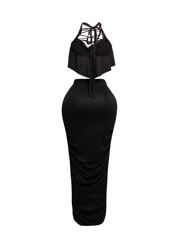 Halter top maxi skirt set - Muvin 