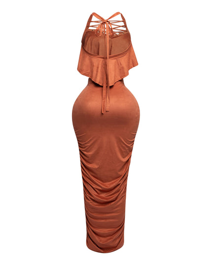 Halter top maxi skirt set - Muvin 
