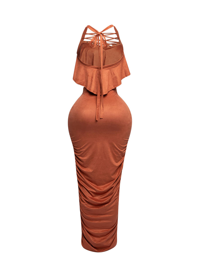 Halter top maxi skirt set - Muvin 