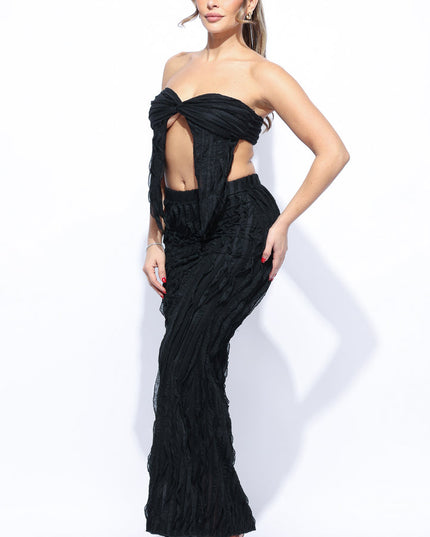 Ruffle designed skirt set - Muvin 