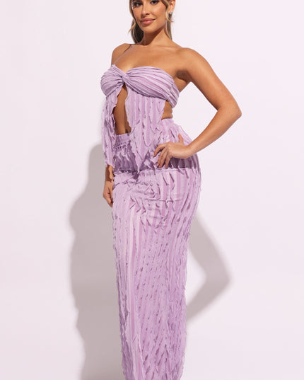 Ruffle designed skirt set - Muvin 
