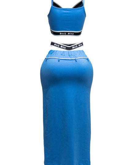 Tank crop top maxi skirt set - Muvin 